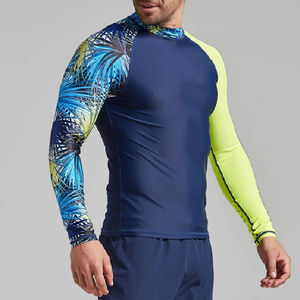 Camiseta de Protección Solar Deportiva de Manga Corta, Personalizada, Totalmente Sublimada, para Hombre, para Surf - Product Image 3