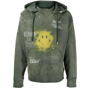 Sudaderas con Capucha de Invierno para Hombre, Diseño Personalizado, Patrón Sólido, 100% Algodón, Estampado Desgastado, MOLSON SPORTS, Bolsillo, Transpirable, Secado Rápido - Product Image 5
