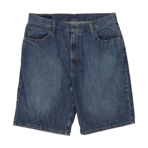Shorts en jean décontractés pour hommes avec logo personnalisé, respirants, séchage rapide, 100% haute qualité - Product Image 1
