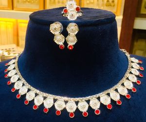 Argent 925 Acier Inoxydable Classique Cristal Collier Femmes À La Mode De Luxe Fêtes De Mariage Exporté USA France Comores Mayotte - Product Image 4