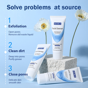 Moika OEM Dầu Dừa Axit Amin Rửa Mặt 80G Nhẹ Nhàng Dưỡng Ẩm Sữa Rửa Mặt Cho Da Nhạy Cảm & Khô Với Biotin Sữa Rửa Mặt - Product Image 3