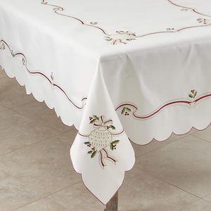 Premium 100% Cotton <b>Tablecloth</b> Rectangular Linen Cover for Dining Room Table Woven Technique for <b>Round</b> Oval Rectangle Tables - Product Image 2