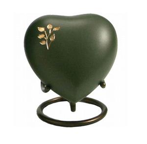 Coeur de baseball pour toujours dans notre urne souvenir Option de support Urne en métal Gravure personnalisée Support en option - Product Image 2