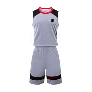 Tenues de sport les plus vendues, ensembles de maillots de basket respirants, grande taille, nom d'équipe personnalisé, 100% polyester, léger, écologique - Product Image 1