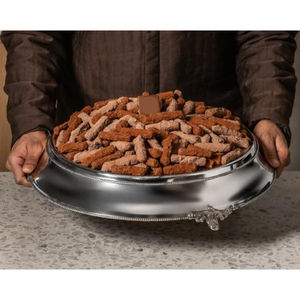 Cuenco de Metal plateado de alta calidad, vajilla, dulces, nueces, cuenco para servir, Hotel modernos para artículos antiguos, cuencos para servir Chocolate - Product Image 1