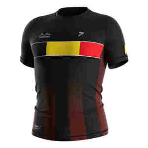 ผู้ผลิตเสื้อรัชการ์ด ผ้าสแปนเด็กซ์ เป็นมิตรกับสิ่งแวดล้อม แบบสั่งทำสำหรับผู้ชาย - Product Image 1