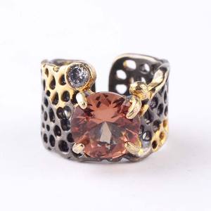 Bagues en argent sterling 925 faites à la main OEM/ODM – Conception personnalisée avec pierres naturelles - Product Image 2