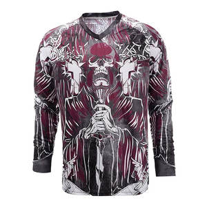 Maillot de motocross à coutures renforcées pour une conduite à fort impact, maillot de motocross en polyester doux au toucher pour un confort de conduite prolongé - Product Image 5