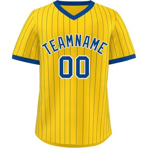 Jersey de Béisbol al Por Mayor, de Secado Rápido, Poliéster, Cuello en V, Ropa Deportiva, Impresión Digital con Detalles del Jugador, Servicio de Producción de Fábrica - Product Image 1