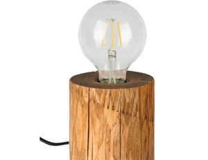 Lámpara decorativa de madera hecha a mano, lámpara de mesa de madera natural para el hogar, el dormitorio y la sala de estar, elegante decoración de iluminación ecológica - Product Image 3