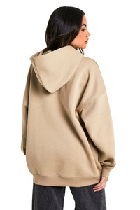 Sudadera con Capucha de Invierno para Mujer, Tejida, Holgada, con Hombros Caídos - Última Moda, Nuevo Estilo, 100% Algodón - Product Image 2
