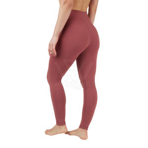 Servicio OEM ligero Diseño personalizado Cintura elástica Yoga Leggings Estilo único Yoga Leggings - Product Image 5