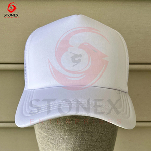 Sombrero de camionero con diseño de logotipo bordado 3D de tela colorida más vendida uso al aire libre - Product Image 1