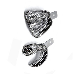 Plateau d'empreinte dentaire manuel en acier inoxydable sur mesure, service OEM, dernier style, pour quantité en gros - Product Image 4
