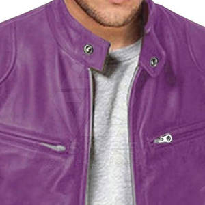 Chaqueta de cuero de piel de vaca personalizable para hombre 2025 colección de invierno hecha en Pakistán producto al por mayor - Product Image 5