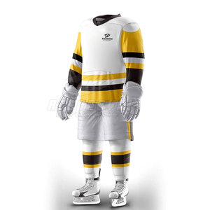 Meilleure vente au prix d'usine uniforme de hockey sur glace en vrac doux au toucher uniforme de hockey sur glace pour unisexe - Product Image 4