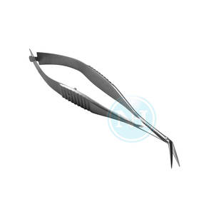 Vannas en acier inoxydable à pointes aiguisées inclinées vers le côté, qualité chirurgicale - Product Image 3