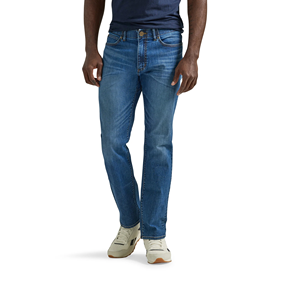 Jeans en denim délavé confortable de grande taille pour hommes Pantalons personnalisés Jeans décontractés à la mode, coupe ajustée et à motif droit pour hommes BD - Product Image 4