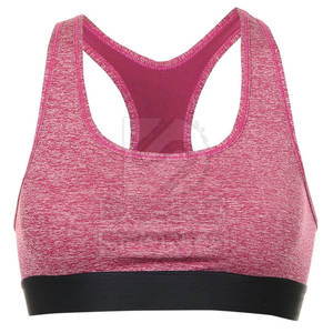 Soutien-gorge de sport pour femme avec logo frontal, maintien léger, service OEM, sans coutures, écologique, séchage rapide, respirant - Product Image 2