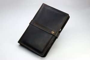 Portefeuille et étui à passeport en cuir véritable personnalisés, faits à la main PTH-0047 couverture longue longueur - Product Image 5