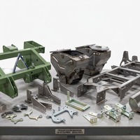 Ligne de production de tôles métalliques OEM de précision pour usage intensif, fabrication sur mesure, pièces en acier pour équipements agricoles (semoirs et planteurs)