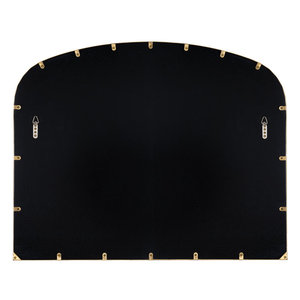 Grand miroir mural moderne en métal Miroir en arc de manteau pour décoration intérieure minimaliste pour le salon, la chambre ou la salle de bain à un prix raisonnable - Product Image 3