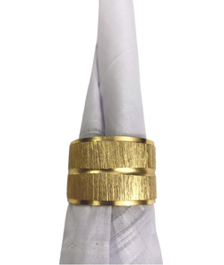 Porte-serviette en métal doré étanche pour fêtes, mariages, dîners - Product Image 5