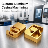 Casing Aluminium Stainless Steel Custom, Mesin CNC, Anodisasi, Penggilingan, Pengeboran untuk Toleransi Presisi Mesin yang Cepat