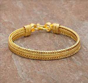 Women's Luxury Gold Plated Wedding <b>Bracelet</b> Exquisite Lucky Pattern Fashion Bangles for <b>Bride</b> Big Bangles Jewelry - Product Image 2