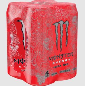 Refreshing Monster Energy Ultra Red 500ml Can Energy Drink Sweet Berry Taste <b>Zero</b> <b>Sugar</b> Beverage for Sale - Product Image 4