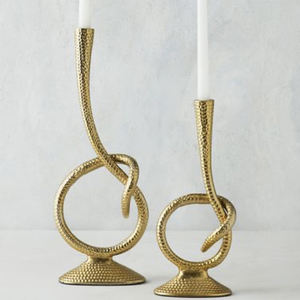 Cast Aluminium Pillar Candle Holder Gold for Home Wedding Event Tabletop Lighting Decoration Candle Stand - Product Image 3