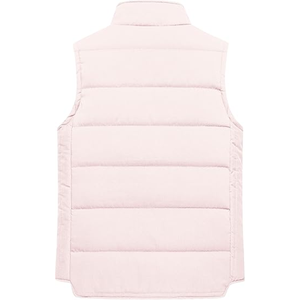 Men's Casual Sleeveless Puffer Vest Stand Collar Puffy Winter Body <b>Warmer</b> Custom Logo New Design Canvas Windproof High Street - Product Image 2