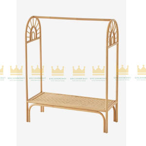 Gran oferta en Vietnam, decoración de armario para habitación de niños, estante de ropa de ratán, estantes pequeños para colgar ropa de bebé para niños - Product Image 1