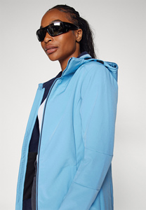 Veste softshell à capuche zippée pour femmes parka Niagara personnalisée vente en gros prix d'usine manches longues et coupe-vent vestes de course à pied en plein air - Product Image 4