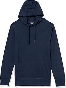 Sudadera con capucha de Jersey ligero de otoño informal para hombre con tejido de punto de algodón 100% transpirable y absorbente de humedad para mayor comodidad - Product Image 2