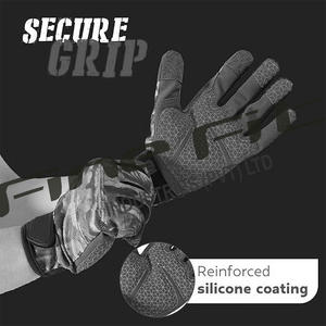 Elegantes guantes de trabajo de cuero para electricistas Guantes de cuero con agarre de seguridad OEM Protector mecánico de cuero puro personalizado - Product Image 3