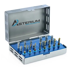 Internal Irrigation <b>Drills</b> Kit with Stopper Sleeves Manual Implant Dental Surgery Set Titanium Coated <b>Drills</b> Surgical Instrument - Product Image 1
