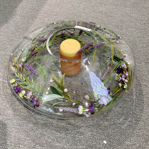 VUF2006 - Clear UFO Bowl <b>Vase</b> - 20x 6 - Product Image 5