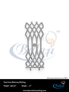 Grilles de balcon en fonte robuste, super sablage, moulage au sable, résistant aux intempéries, sécurité, main courante de balcon, vente en gros, usine - Product Image 6