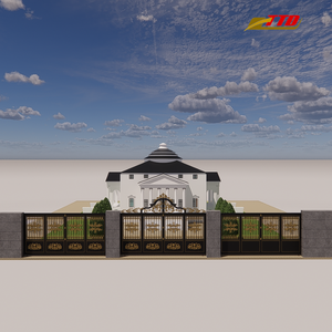 Portes décoratives en fer alliant la sécurité à l'esthétique sophistiquée des portes murales fabriquées au Vietnam, du Vietnam - Product Image 1