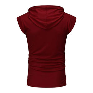 Haute qualité 100% coton vêtements de sport hommes entraînement sans manches chemise musculation débardeur Fitness vêtements de sport hommes gilets - Product Image 5