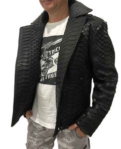 Veste en cuir pour homme de qualité supérieure, décontractée, pour l'extérieur, en cuir véritable, col rabattu, épaisseur standard, automne-hiver - Product Image 1