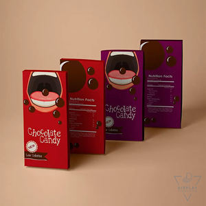 Dossiers d'emballage alimentaire et de santé imprimés sur mesure et écologiques Boîte postale durable pour le stockage de produits classiques - Product Image 2