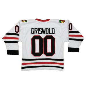 High Quality Custom Polyester Cut n Sew Ice <b>Hockey</b> Jersey Adults Sportswear with Embroidered Name Logos OEM Team Name Service - Product Image 2