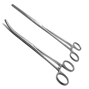 Pinzas Hemostáticas de Precisión de Alta Calidad, Pinzas de Bloqueo, Abrazadera Plateada, Recta, Fuente de Alimentación Manual, Acero Inoxidable - Product Image 1