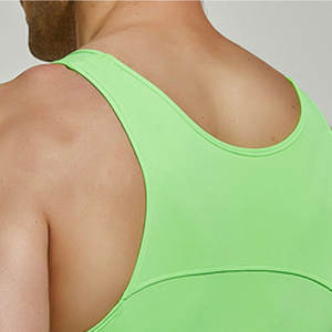 Singletes de Lucha Libre para Hombre, Elásticos, de Secado Rápido, Ligeros, Transpirables, con Diseño de Cuello y Aberturas en los Brazos, Antiencogimiento - Product Image 6