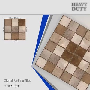 Wholesale Stock <b>Cheap</b> Price Digital Glazed Ceramic Parking Tiles 400x400mm Outdoor Porcelain Tiles in Different Colors - Product Image 3