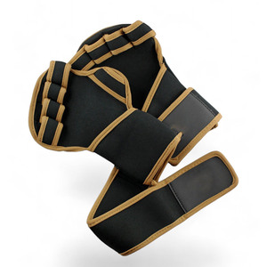 Guantes de cuero ventilados para levantamiento de pesas para gimnasio, guantes de ejercicio Unisex de alta calidad para prensas de banco - Product Image 4