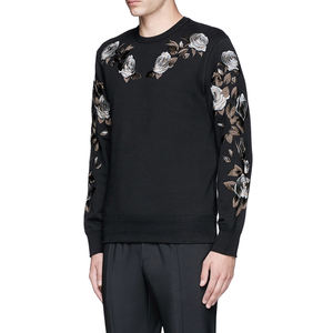 Jersey de cuello redondo para hombre, camisa de suéter, otoño, primavera, manga larga, Polar, verano, sudaderas bordadas con base - Product Image 4