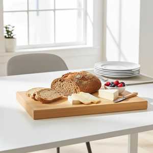 Meilleure planche à découper rectangulaire en bois avec poignée de 12mm d'épaisseur, durable et lavable au lave-vaisselle - Product Image 5